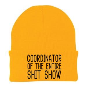 Coordinator Of The Entire Shit Show Knit Cap Winter Beanie