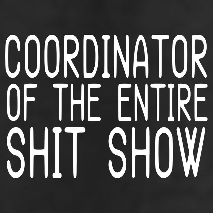 Coordinator Of The Entire Shit Show Garment-Dyed Fleece Hoodie