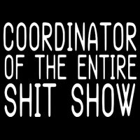 Coordinator Of The Entire Shit Show 7-Panel Snapback Hat