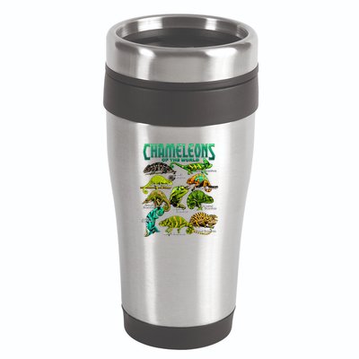 Chameleons Of The World Educational Reptile Lizard Lover 16oz Travel Tumbler
