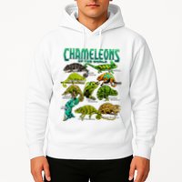 Chameleons Of The World Educational Reptile Lizard Lover Hoodie