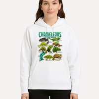 Chameleons Of The World Educational Reptile Lizard Lover Hoodie
