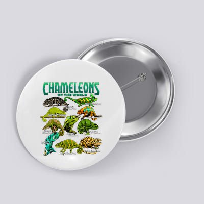 Chameleons Of The World Educational Reptile Lizard Lover Button