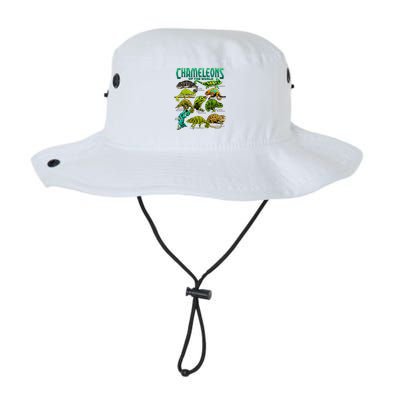 Chameleons Of The World Educational Reptile Lizard Lover Bucket Hat