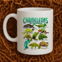 Chameleons Of The World Educational Reptile Lizard Lover Mug