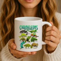 Chameleons Of The World Educational Reptile Lizard Lover Mug