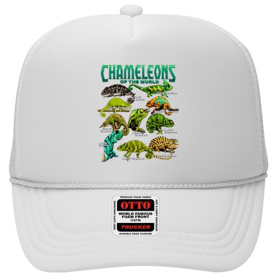 Chameleons Of The World Educational Reptile Lizard Lover Trucker Hat