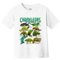 Chameleons Of The World Educational Reptile Lizard Lover Toddler T-Shirt
