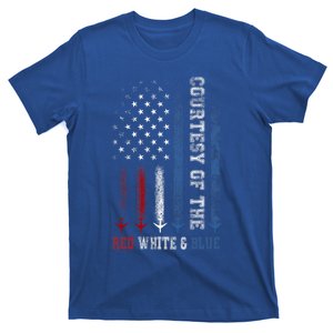 Courtesy Of The Red White And Blue Us Flag T-Shirt