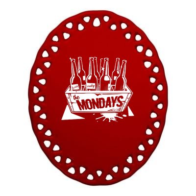 Case Of The Mondays Ceramic Oval Ornament