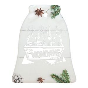 Case Of The Mondays Ceramic Bell Ornament