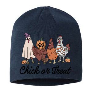 Chick Or Treat Halloween Witch Spooky Chicken Sustainable Beanie