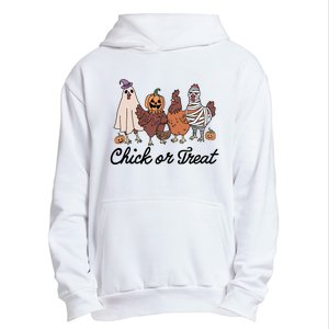 Chick Or Treat Halloween Witch Spooky Chicken Urban Pullover Hoodie