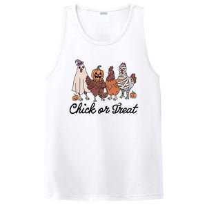 Chick Or Treat Halloween Witch Spooky Chicken PosiCharge Competitor Tank