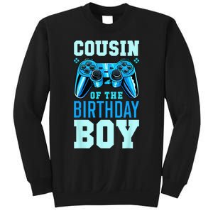 Cousin Of The Birthday Boy Matching Video Gamer Birthday Sweatshirt