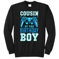 Cousin Of The Birthday Boy Matching Video Gamer Birthday Sweatshirt