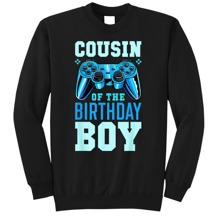 Cousin Of The Birthday Boy Matching Video Gamer Birthday Sweatshirt