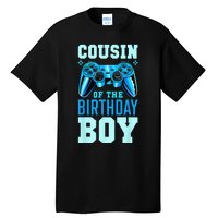 Cousin Of The Birthday Boy Matching Video Gamer Birthday Tall T-Shirt