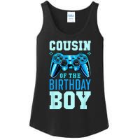 Cousin Of The Birthday Boy Matching Video Gamer Birthday Ladies Essential Tank