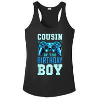 Cousin Of The Birthday Boy Matching Video Gamer Birthday Ladies PosiCharge Competitor Racerback Tank