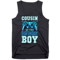 Cousin Of The Birthday Boy Matching Video Gamer Birthday Tank Top