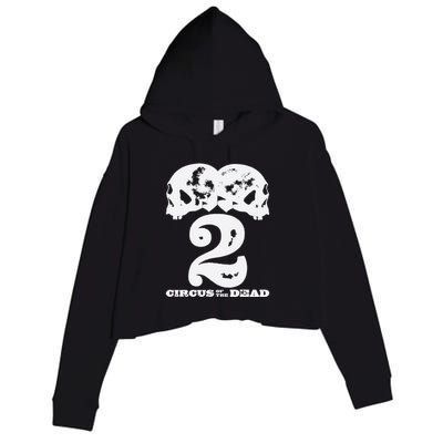 Circus Of The Dead 2 Crop Fleece Hoodie