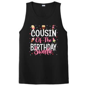 Cousin Of The Birthday Sweetie Girl Ice Cream Theme Party PosiCharge Competitor Tank