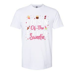 Cousin Of The Birthday Sweetie Girl Ice Cream Theme Party Softstyle CVC T-Shirt