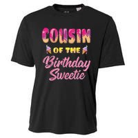 Cousin Of The Birthday Sweetie Ice Cream Birthday Cooling Performance Crew T-Shirt