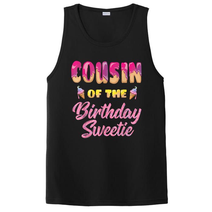 Cousin Of The Birthday Sweetie Ice Cream Birthday PosiCharge Competitor Tank