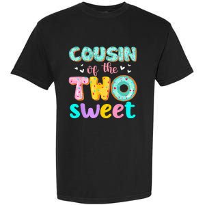 Cousin Of The Two Sweet Donut Birthday Family Theme Girl Garment-Dyed Heavyweight T-Shirt