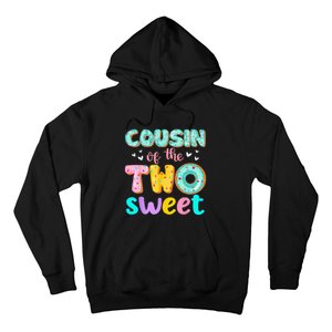 Cousin Of The Two Sweet Donut Birthday Family Theme Girl Hoodie