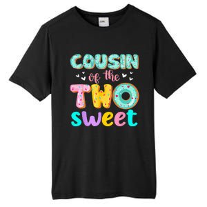 Cousin Of The Two Sweet Donut Birthday Family Theme Girl Tall Fusion ChromaSoft Performance T-Shirt