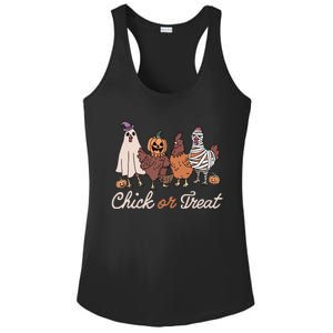 Chick Or Treat Halloween Witch Spooky Chicken Ladies PosiCharge Competitor Racerback Tank