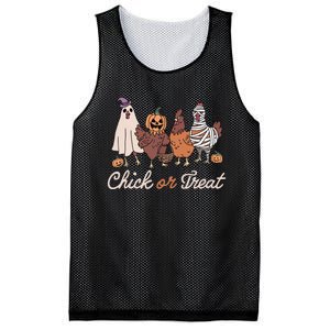 Chick Or Treat Halloween Witch Spooky Chicken Mesh Reversible Basketball Jersey Tank