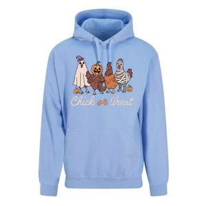 Chick Or Treat Halloween Witch Spooky Chicken Unisex Surf Hoodie