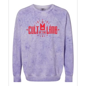 Cult Of The Lamb  Colorblast Crewneck Sweatshirt