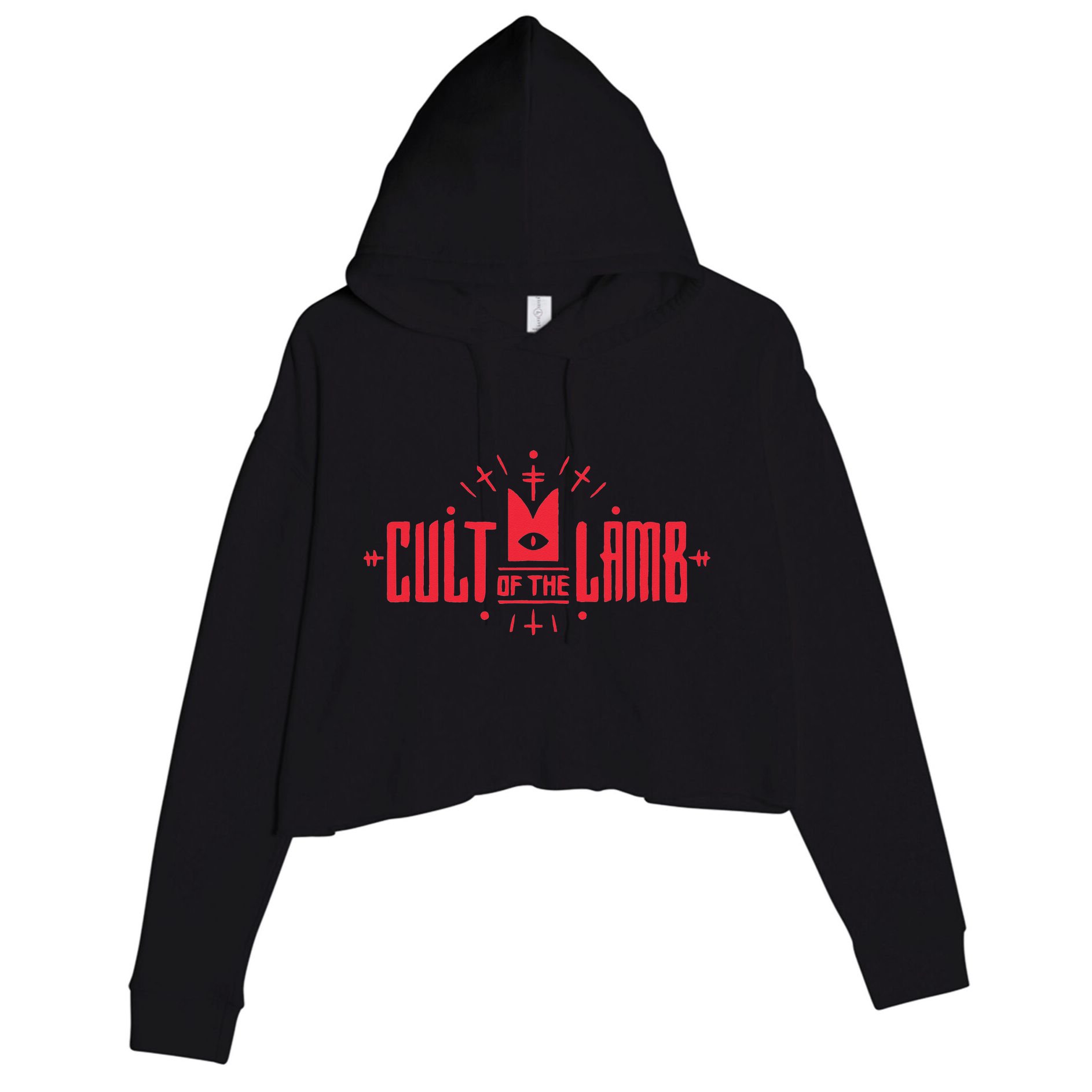 Cult Of The Lamb  Crop Fleece Hoodie
