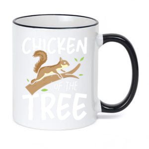 Chicken Of The Tree Squirrel Fun Meaningful Gift 11oz Black Color Changing Mug