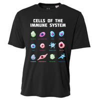 Cells Of The Immune System Biology Molecular Biology Cooling Performance Crew T-Shirt