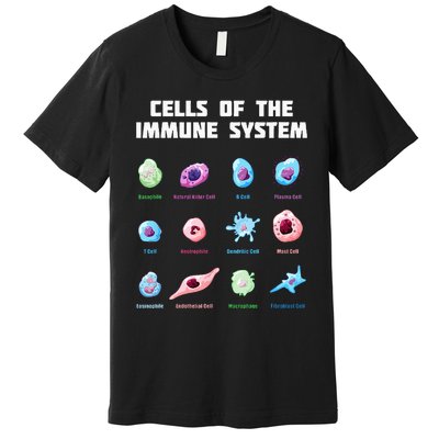 Cells Of The Immune System Biology Molecular Biology Premium T-Shirt