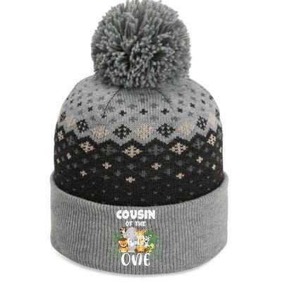 Cousin Of The Wild One 1st Birthday Safari Family Matching The Baniff Cuffed Pom Beanie