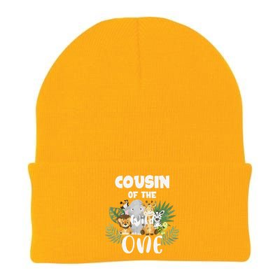 Cousin Of The Wild One 1st Birthday Safari Family Matching Knit Cap Winter Beanie