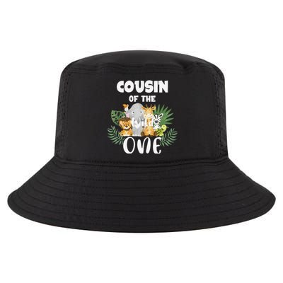 Cousin Of The Wild One 1st Birthday Safari Family Matching Cool Comfort Performance Bucket Hat