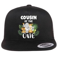 Cousin Of The Wild One 1st Birthday Safari Family Matching Flat Bill Trucker Hat