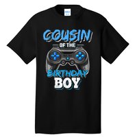 Cousin Of The Birthday Boy Matching Video Game Birthday Gift Tall T-Shirt