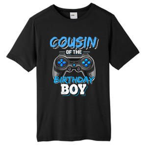 Cousin Of The Birthday Boy Matching Video Game Birthday Gift Tall Fusion ChromaSoft Performance T-Shirt