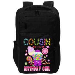 Cousin Of The Birthday Gifts Candyland Candy Birthday Impact Tech Backpack