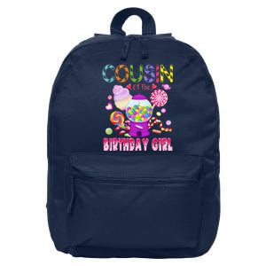 Cousin Of The Birthday Gifts Candyland Candy Birthday 16 in Basic Backpack