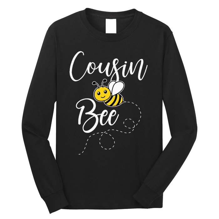 Cousin Of The Bee Day Girl Hive Family Matching Birthday Long Sleeve Shirt